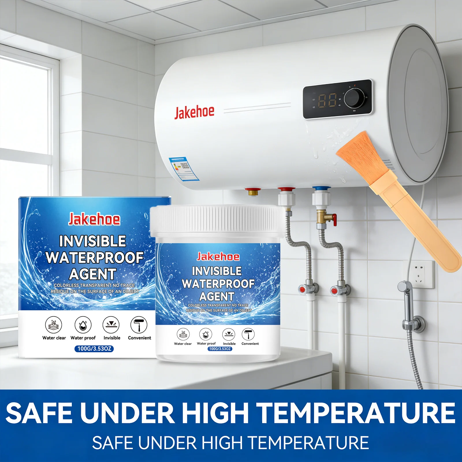 

Invisible Waterproofing Agent Transparent Traceless Lasting Waterproof High Temperature Resistance Convenient Insulating Sealant
