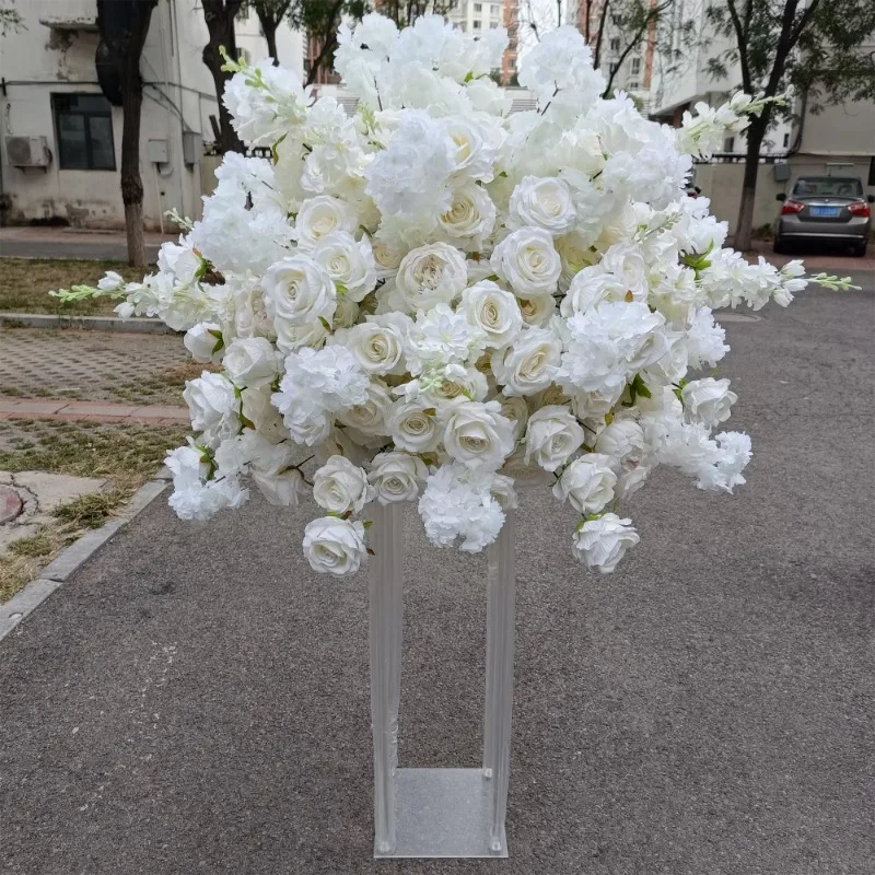 

Customized artificial flower ball wedding ornament 70 cm diameter