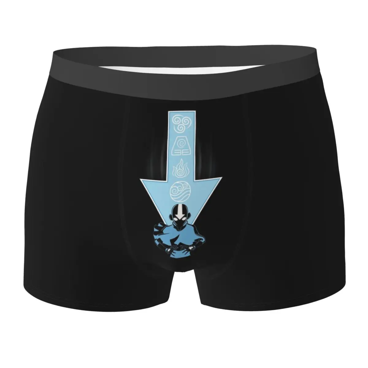 Boxer Underpants Shorts Avatar Aang Arrow Panties Men Comfortable Underwear for Homme Man Boyfriend Gift