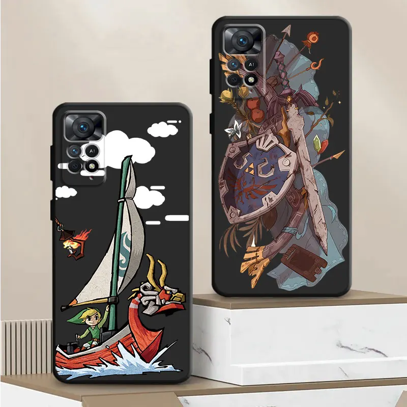 Case for Xiaomi Redmi Note 10S 12S 9S 11S 10 13 8T 9 8 7 12 10 Pro 9T 11 Pro Game The Legend of Z-Zeldas Coque Silicone Cover