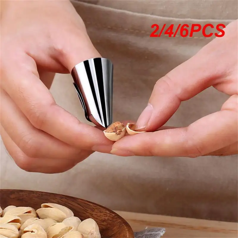 2/4/6PCS Pick The Husk Gadget Easy To Clean Silica Gel Vegetable Tools Peeling Tool Adjustable Kitchen Tools Shelling Gadget