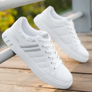 Men Tennis Casual Shoes Men Apartments Zapatillas Hombre Light Leather Plutonium Breathable Men Shoe White Sports Shoes Shoes 10 Main Crocs White Sales - №7