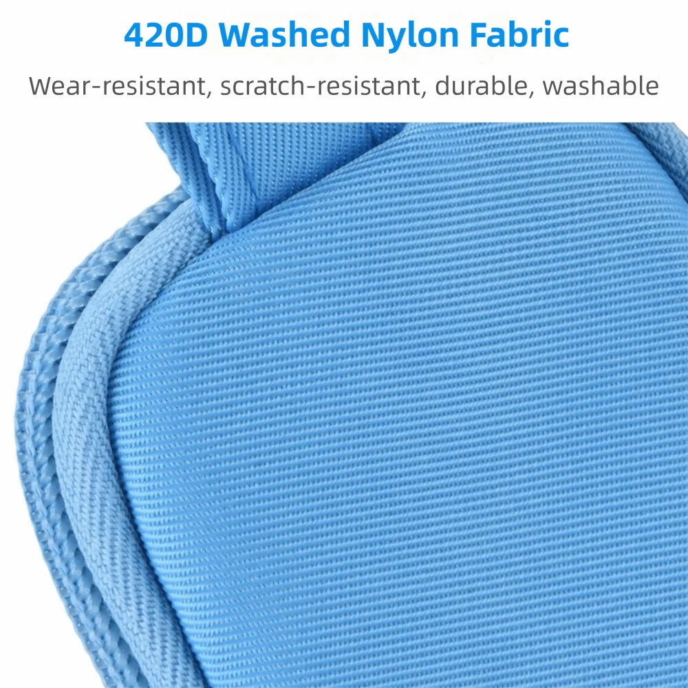 Washable Nylon Story Card Storage Bag Splash-proof Compact Card Carrying Case Scratch-resistant Anti-fall for Yoto Mini