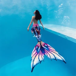 Hot Sale Mermaid Skin Women's Swimsuit Diving Model Underwater Photography Customizable Role Play Mermaid Tail Course Instructor