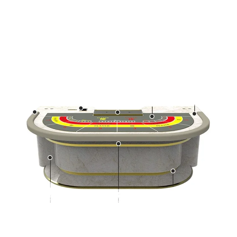 High-end baccarat poker table blackjack Niuniu Longhu entertainment table source intelligent poker table