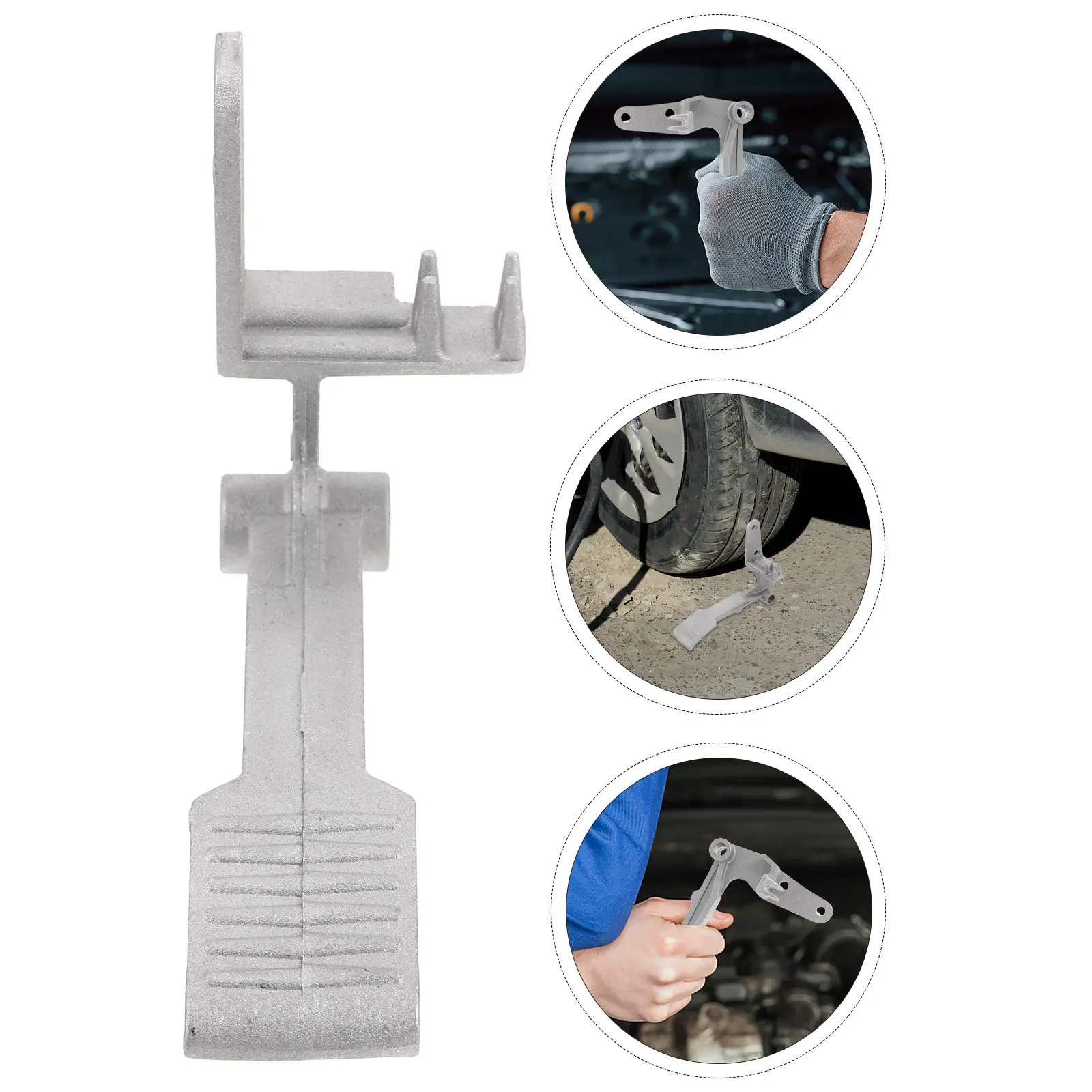 

Professional Tire Mounting Dismounting Foot Control Pedal Aluminum Alloy Lightweight Robust Stable Support for Tire Changer