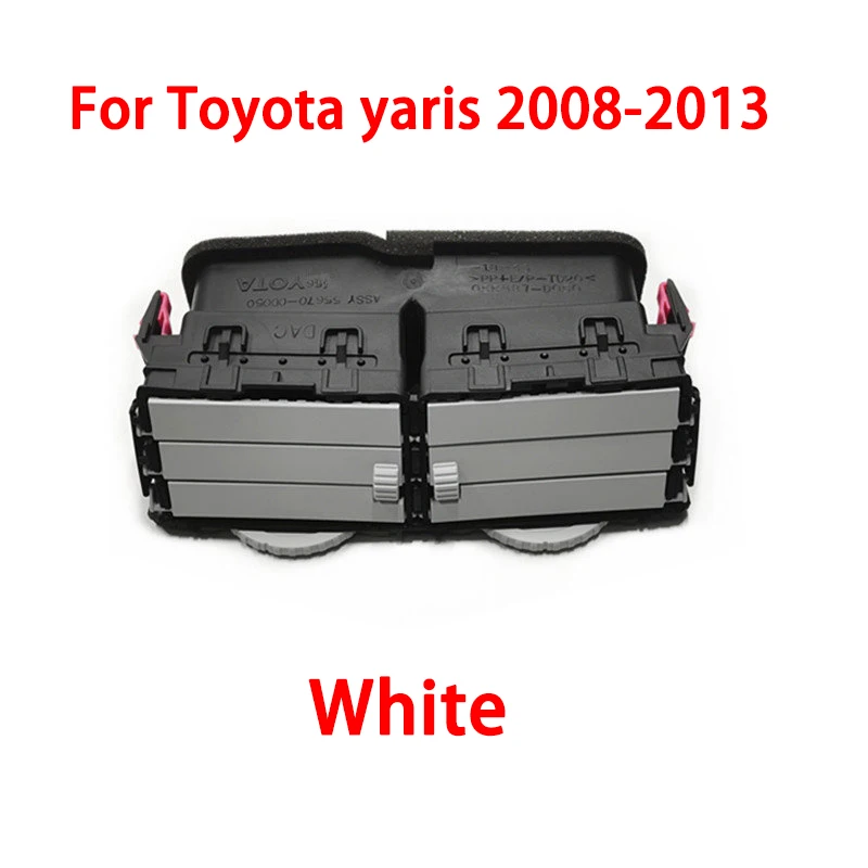Vervangende onderdelen voor het ventilatiepaneel en ventilatiekap van de middenconsole airconditioning voor Toyota Yaris (modellen 2008-2013)