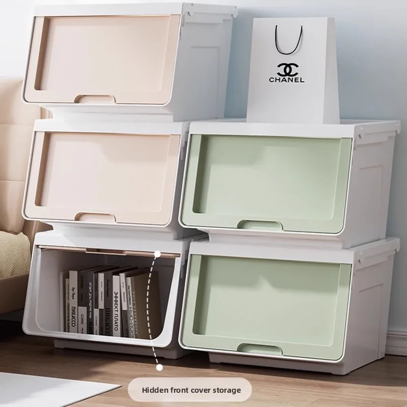 

‌Extra Large Drawer Style Storage Box,Flip Top Moistureproof Clothes Organizer,Modular Plastic Container Home Essentials‌