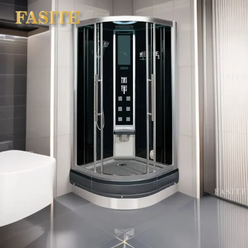 For Bathroom Integrated Glass Shower Room Dry and Wet Separation Steam Room Partition Foshan Factory Direct Sale Modern