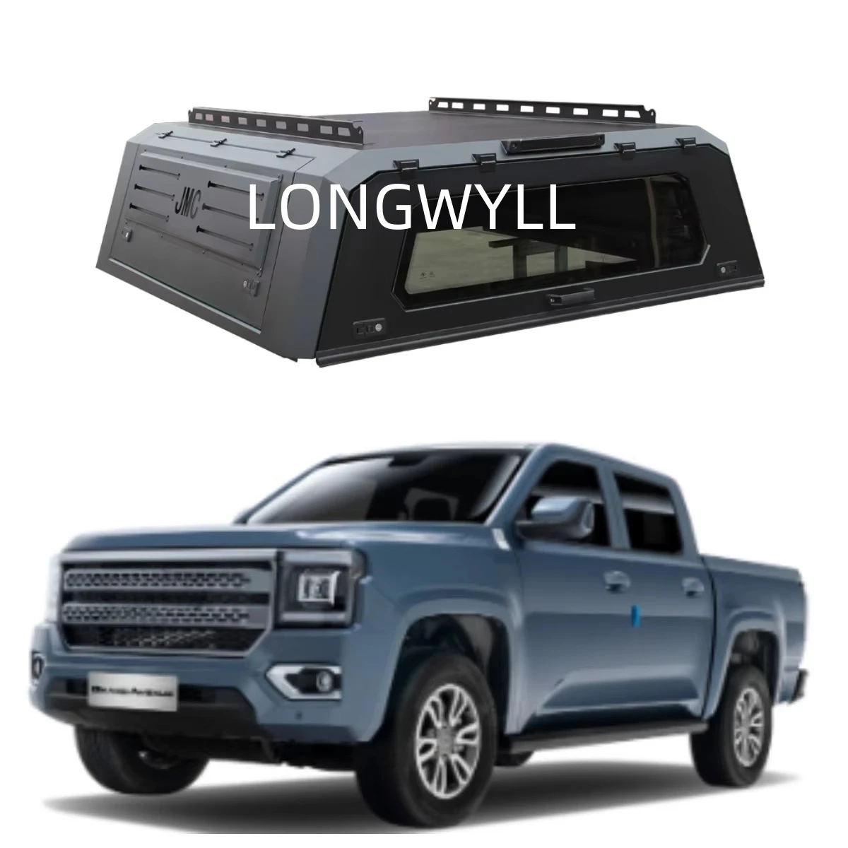 

Aluminum Pickup Truck Canopy for Grand Truck Bed Camper ShellHardtop Topper Waterproof Anti-rust SmartCap Heavy-Duty