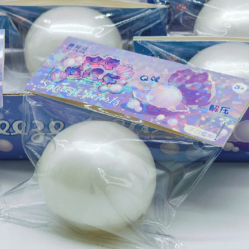 NEU Taba Squishy Pearlescent Pearl Malt Sirup Ball Spielzeug TPR Fidget Kinderspielzeug Fidgety Soft Slow Rebound Stress Ball Candy Ball Geschenk