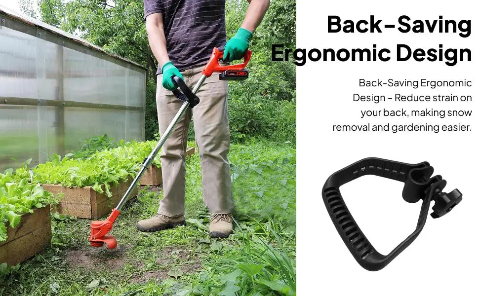 

Ручка садового инструмента для лопаты, крепление для газонокосилки