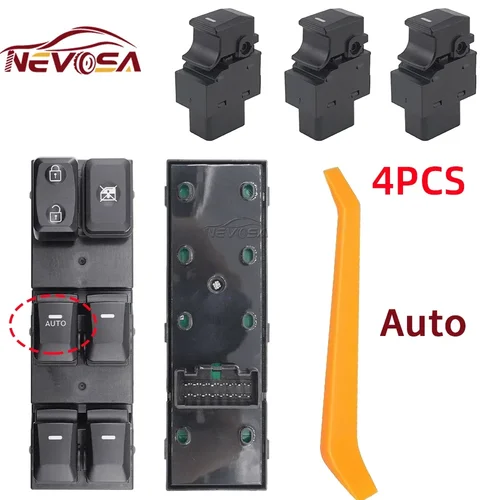 Imagen 2 del producto Para Kia Sportage 2011 2012 2013 2014 2015 93570-3W450 93570-3W000 Master frente izquierdo interruptor de ventana lateral del conductor botón del pasajero
