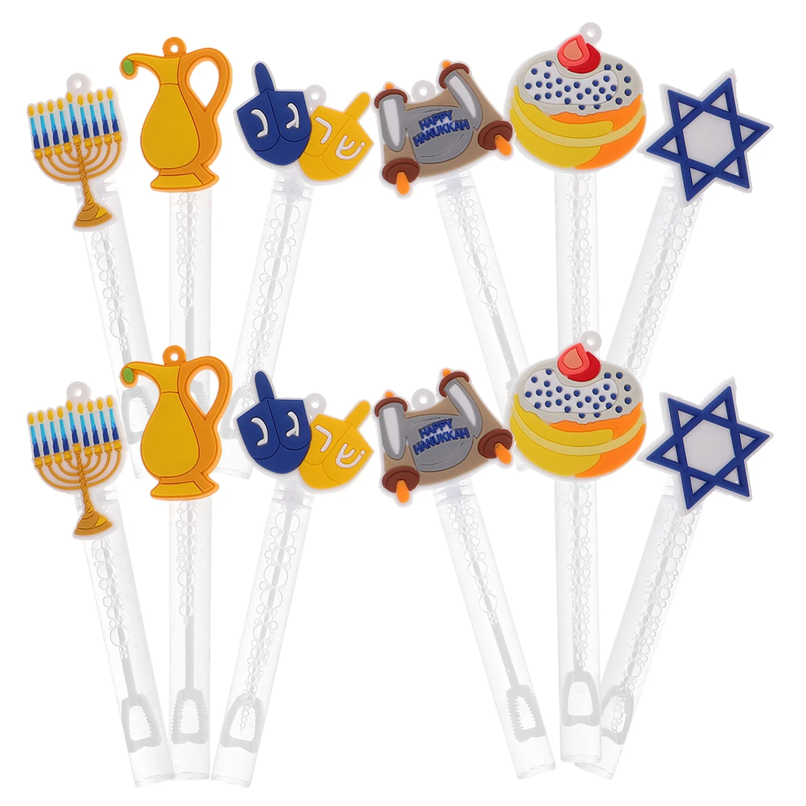 ชุดไม้เป่าฟองสบู่ 12 ชิ้น ชุดของเล่นเป่าฟองสบู่สำหรับเด็ก สนุกสนานในฤดูร้อน เหมาะสำหรับเล่นกลางแจ้ง แบบเติมได้ ดีไซน์การ์ตูน สำหรับการเล่นร่วมกัน