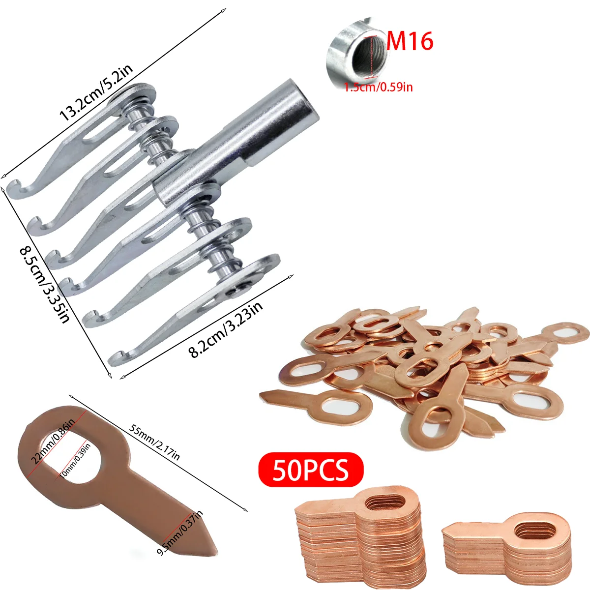 Automotive Dent Repair Pull Hooks, Sheet Metal Repair Tools, OT Round Gaskets, Welding Gaskets for Welding Machines, OT Sheets