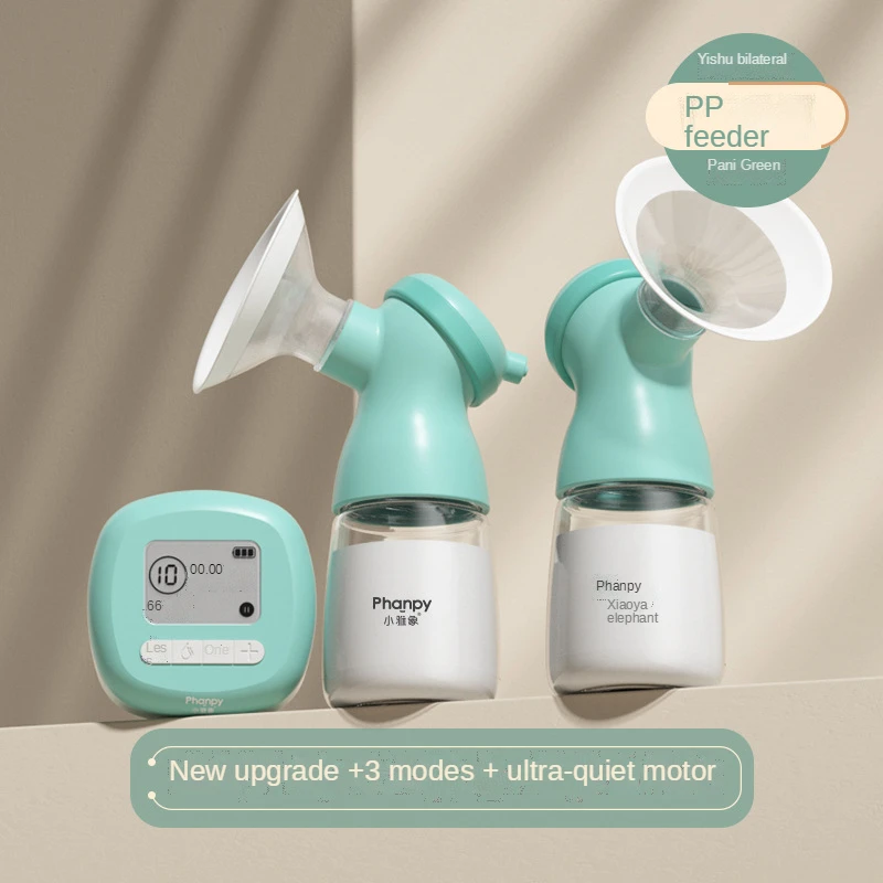 양측 전기 유축기 휴대용 충전식 산후 착유 마사지 BPA 없음, 인기 판매