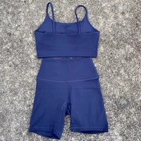 Solid Color gym bike Yoga Set short Legging +cross sport bra Tracksuit Athletic Women Gym Suit Comprehensive Training Jogging - Image 6