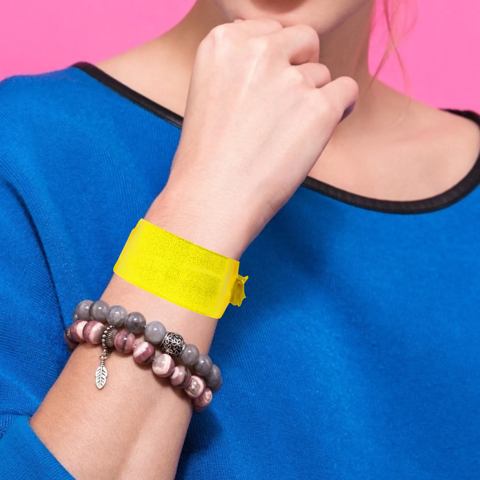 100pcs Disposable Wristbands Medical Identification Bands Waterproof Patient Id Bracelets For Hospital Events Kids Elderly