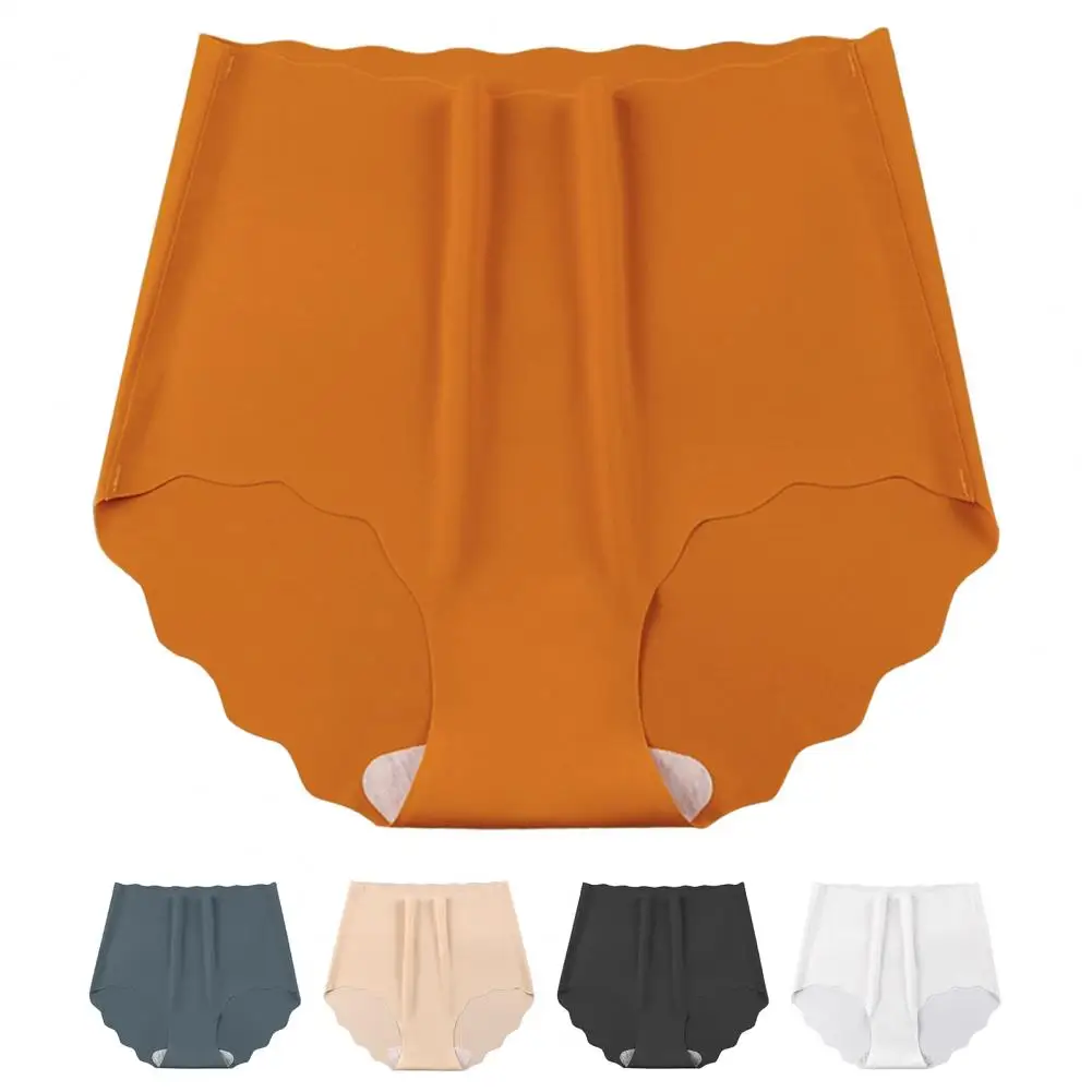 Culotte taille haute extensible pour femme, slip lisse et respirant, caleçon décontracté