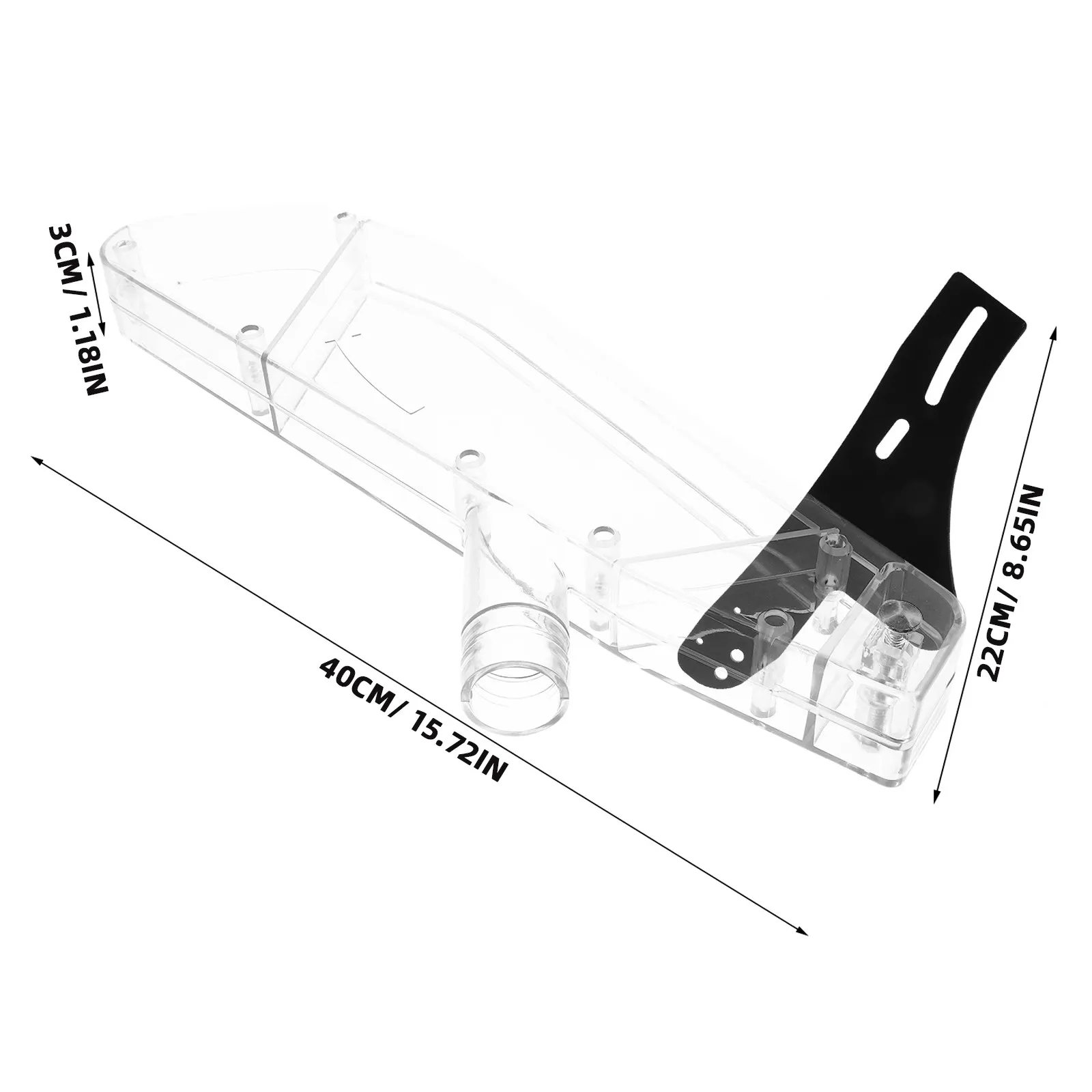 Table Saw Blade Guard Cover Acrylic Safety Protector For Woodworking Tools Durable Universal Fit Table Saw Accessories - view 4