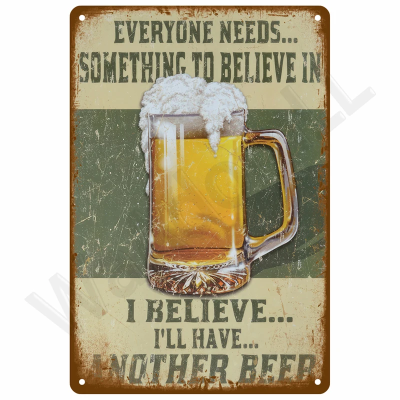 Vintage Room Decoration Home Decor Items Tin Signs Aesthetic Men Bedroom Metal Signs Retro Metal Plate Posters Wall Art Mural