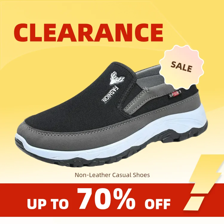 Clearance_Men's Canvas Shoes with Soft Soles Casual Breathable Comfortable Sliding Sleeves Men's Cloth Shoes Men's Oxford Sneake