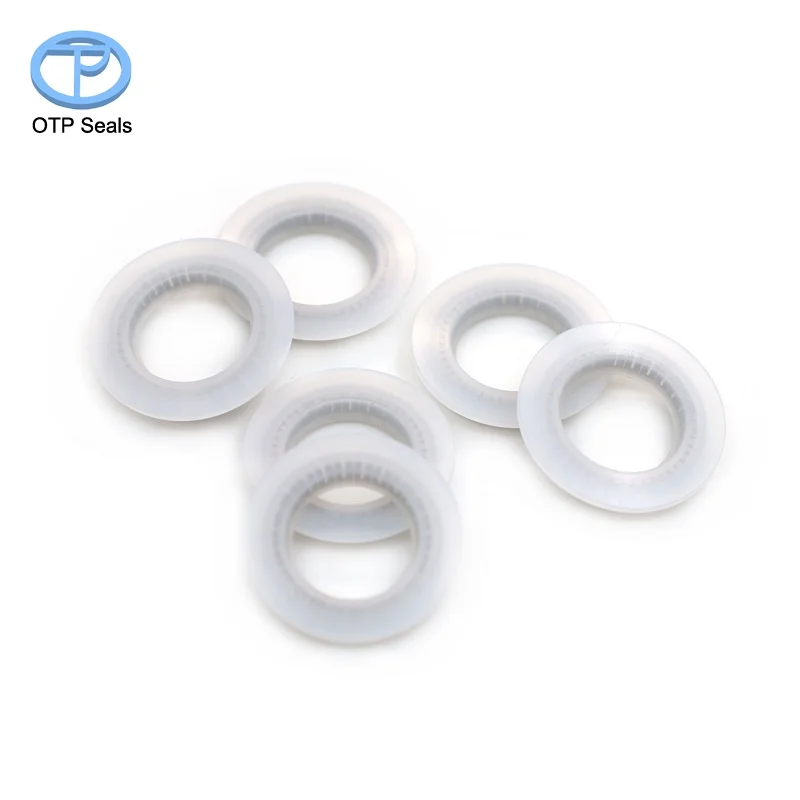 Custom Seals UHMWPE Seal Flange Spring ultra High Molecular Weight Polyethylene V-Spring Non-standard Sealing Solutions