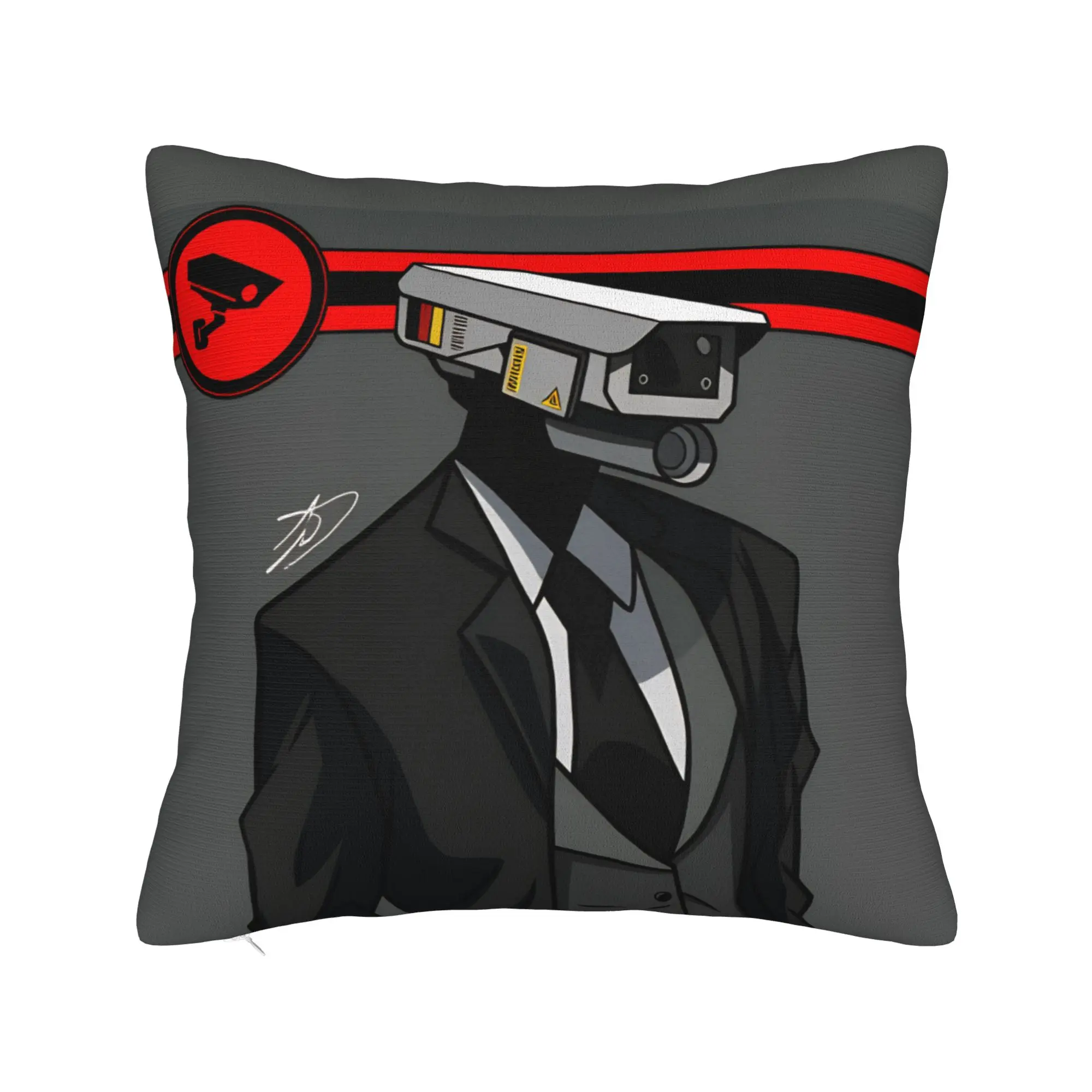 

Наволочка Skibidi Toilet Speakerman Pattern Чехол для подушки Morden Наволочка для дивана Украшение дома Наволочки