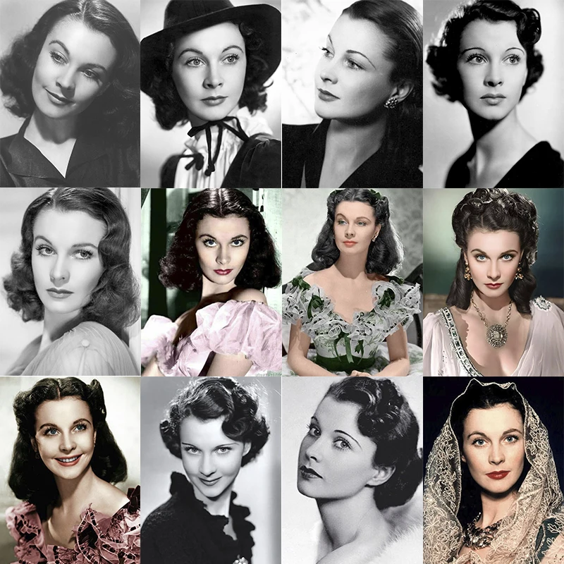 2024 New 5D DIY Vivien Leigh Diamond Painting Kit Diamond Embroidery Color Oil Hand Mosaic art home decor