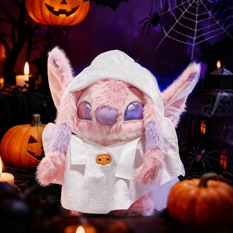 

28cm Stitch Halloween Plush Doll Toy Handmade Custom Action Figure Cute Bedroom Decoration Children'S Trendy Toys Surprise Gifts