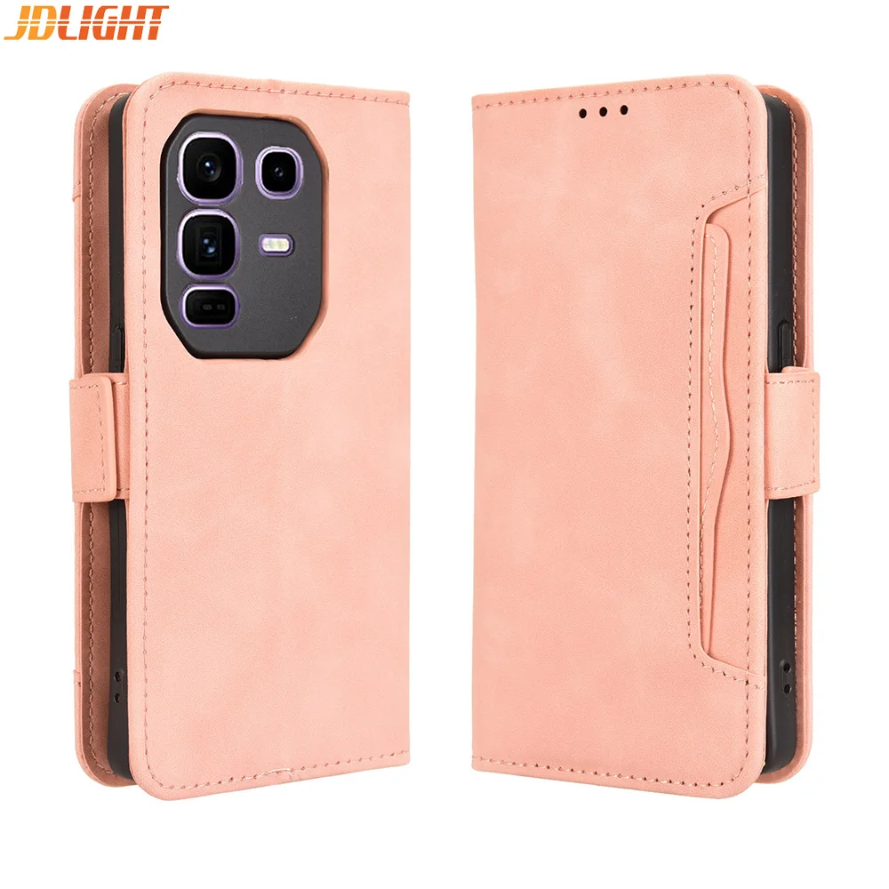 

Кожаный чехол-кошелек для Infinix Note 50S/50 Pro + 5G, откидная крышка с магнитной книгой, держатель для фотографий, роскошные чехлы для мобильных телефонов