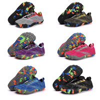 New Children's Aqua Shoes Women Colorful Walking Sports Upstream Wading Sneaker Breathable Mesh Five Fingers Swimming Water Shoe