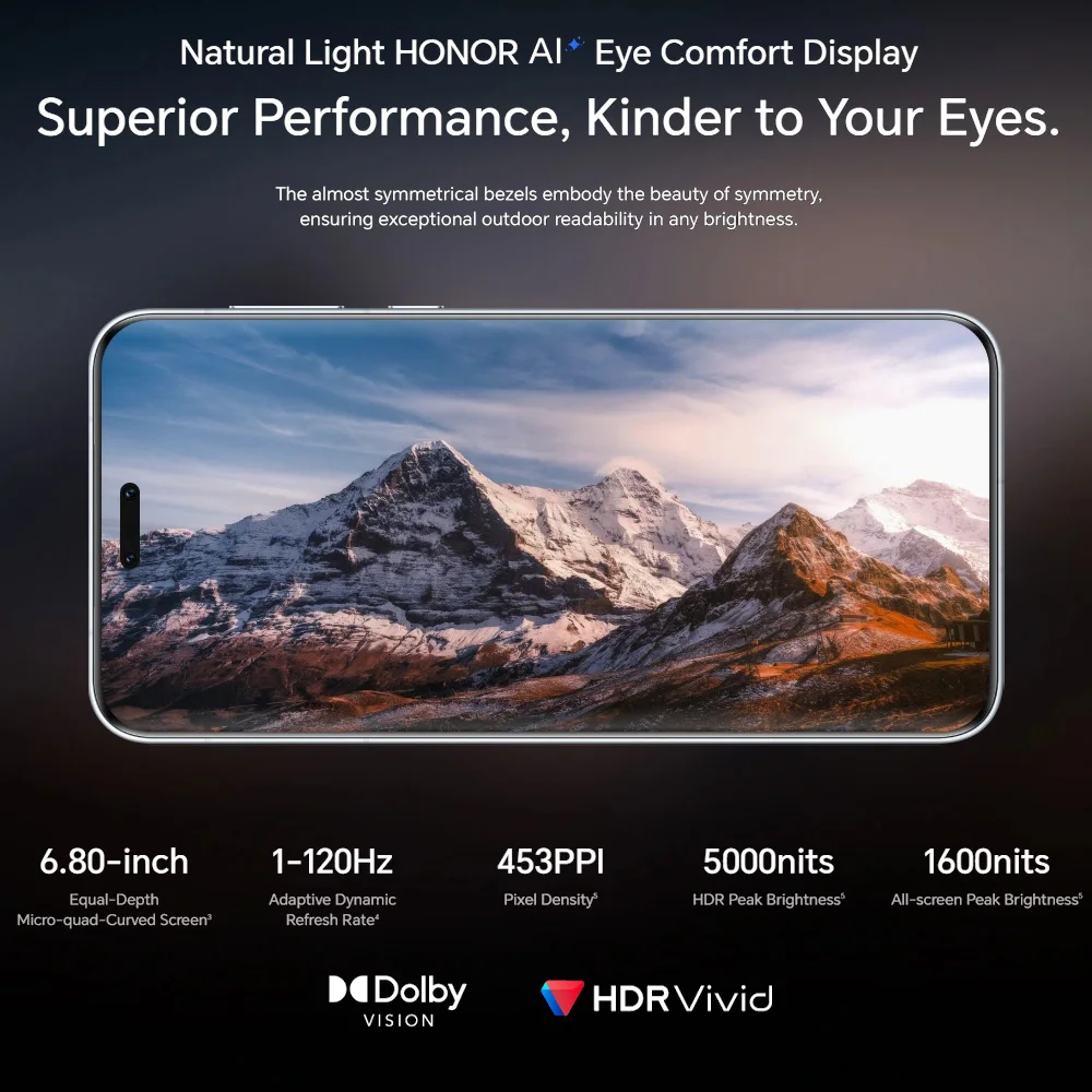 2025 Versione globale originale Honor Magic7 Pro 5G Smart Phone Snapdragon 8 Elite 6.8 "120HZ Display OLED 100W Carica rapida 200MP