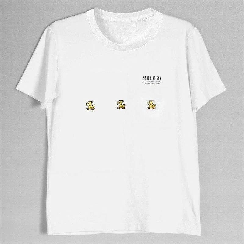 2026 Final Fantasy Collaboration T-Shirt - 35th Anniversary Summer Print Short-Sleeved Men's and Women's Summer