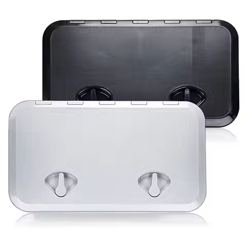 ABS Deck Access Hatch Cover, Waterproof, Anti-UV, Non-Skid Inspection, Marine Boat, Yacht, RV, 24 "x 14"
