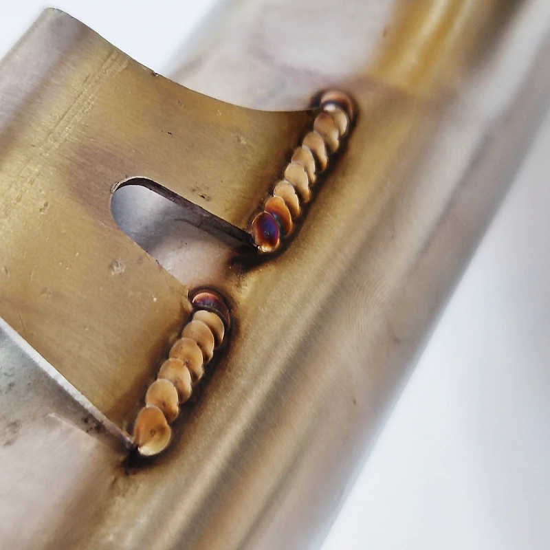 قطع غيار الدراجات النارية الصينية عالية الجودة JPM CRF250 مجموعة ماسورة عادم الدراجة النارية كاتم صوت من الفولاذ المقاوم للصدأ #4