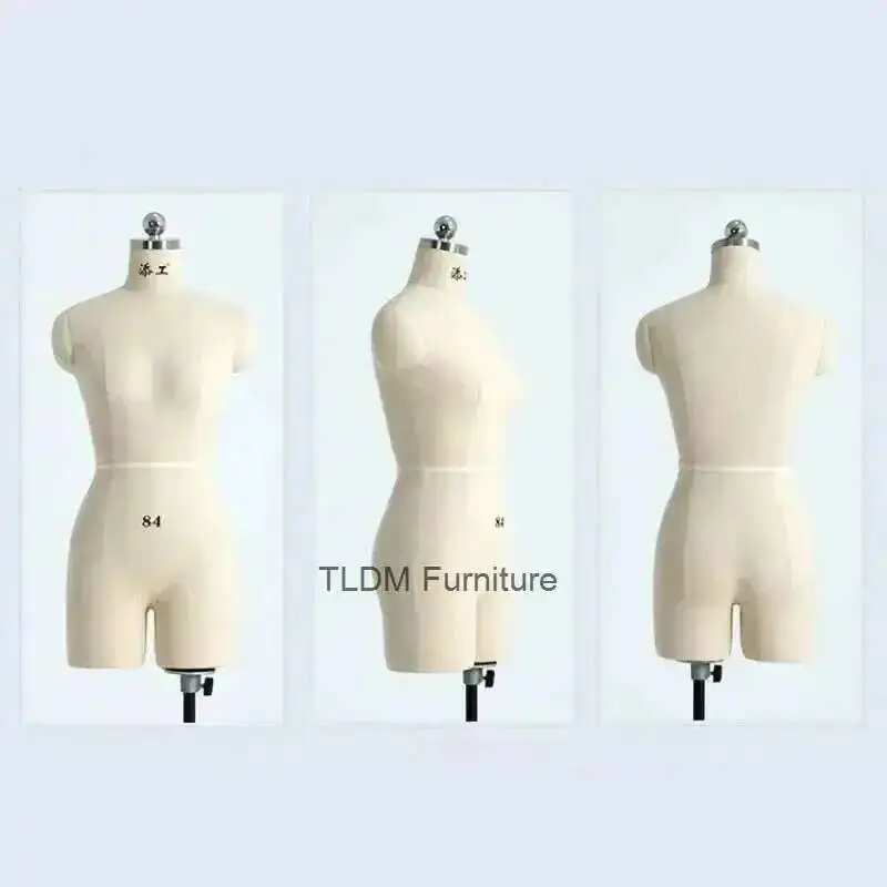 

Linen Cover Body Sewing Female Mannequins with Legs for Clothing Design Bust Tailor Mannequin Dress Display Stand Can Pin w