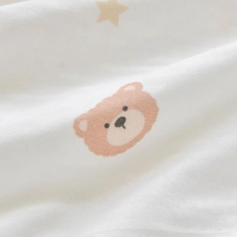 ملاءة سرير J15U لحديثي الولادة للرضع، ملاءة سرير قطنية ناعمة ومريحة للأطفال، غطاء حماية للأكمام #5