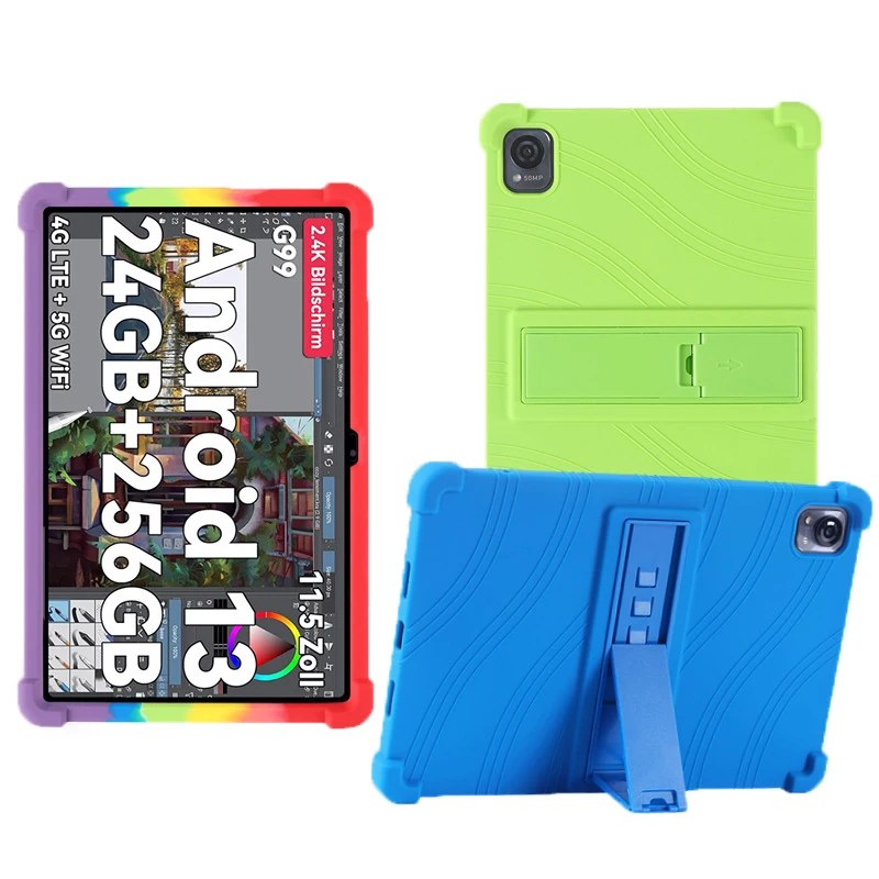 Tablet Android Case Adjustable Fold Stand Shell Funda Pouch For Blackview Tab MEGA 1 11.5/Blackview Mega 2 12