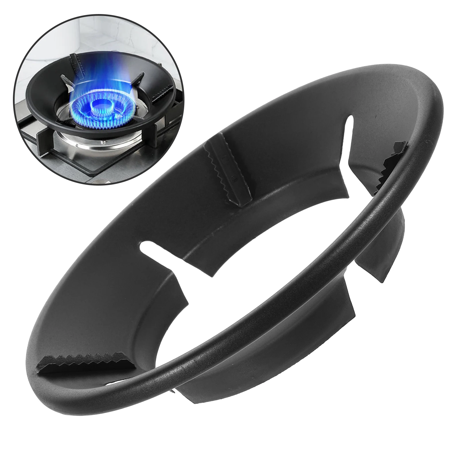 

Four Holes Eco Friendly Windproof Energy Saving Gas Stove Cover Gather Flame Stand Heat Resistant Durable Fireproof Outdoor