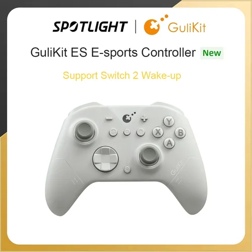 Imagen 1 del producto Controlador GuliKit ES E-sports Bluetoth para Nintendo Switch, Gamepad inalámbrico Switch 2 con Joystick de efecto Hall para PC Android