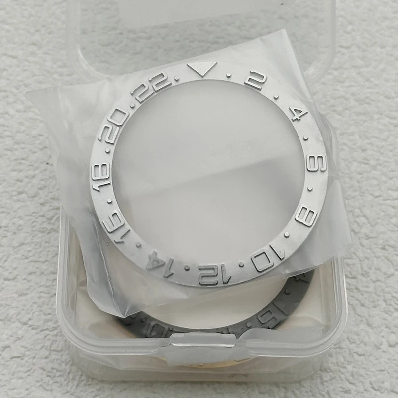

38mm Beveled Metal Bezel Insert Compatible with SKX007 SKX009 GMT SUB NH36 NH35 Movements Replacement Bezel for Men's Watch Case