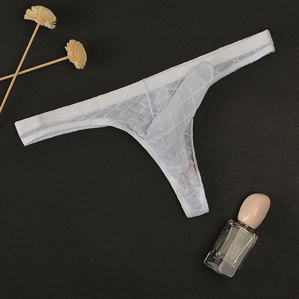 ملابس نوم للرجال سراويل داخلية قابلة للتنفس على شكل حرف T تنطبق على مقاسات M-2XL الليلية بطول منتظم لملابس النوم