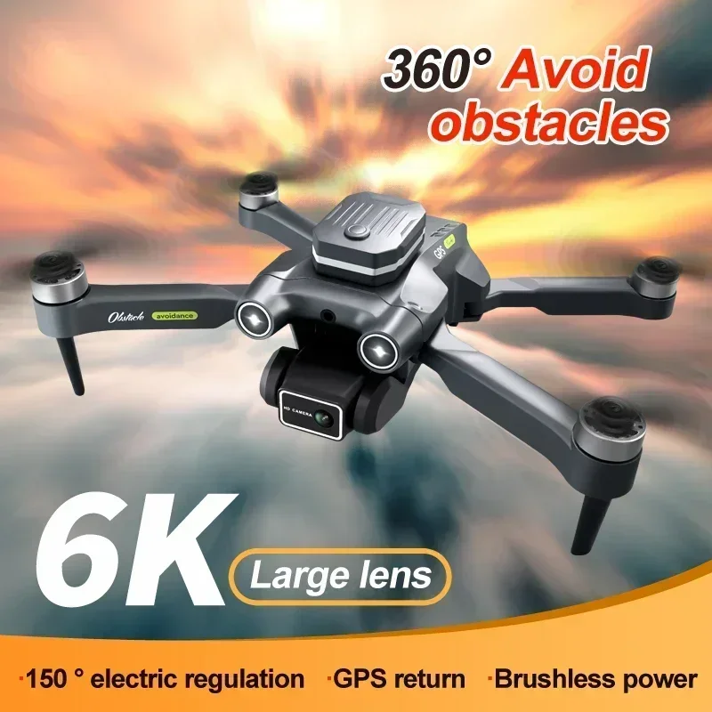 

H23 Drone GPS Professionnel 6K HD Camera Remote Control Obstacle Avoidance Brushless Aerial Camera One Click Return Dron Toy 1kM