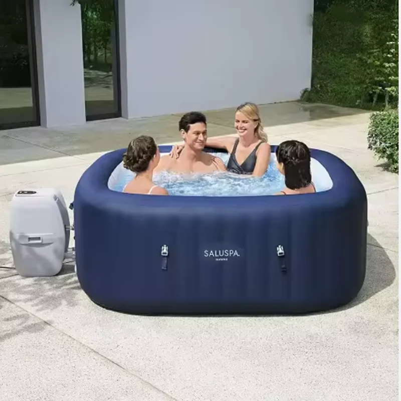 

HOT SALES New Portable Hot Tub Lay-Z-Spa Hawaii Airjet Inflatable Massage Spa Pool