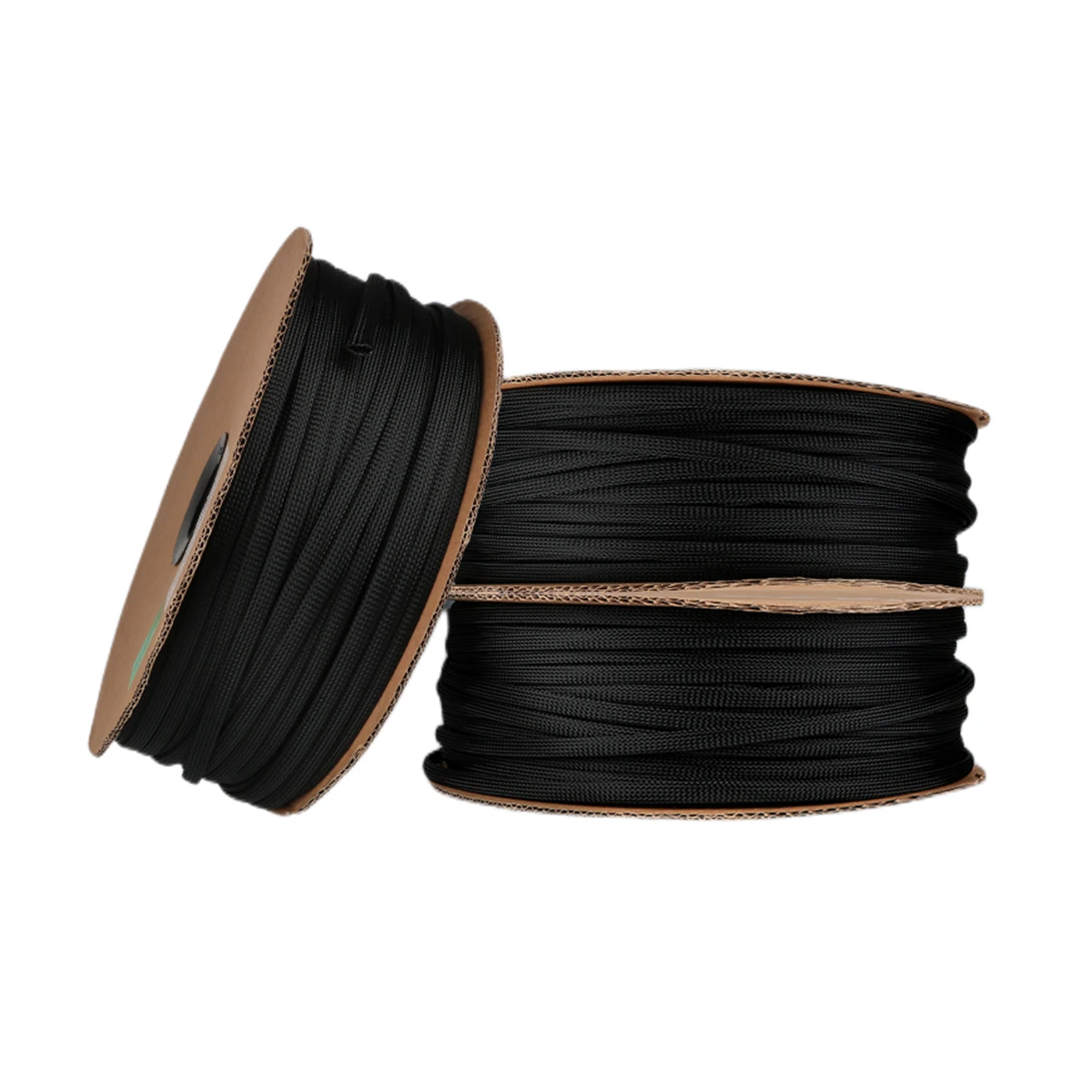 1/5/10/50/100M Black Insulated Braid Sleeving 4/6/8/10/12/14/20/25/30/35mm Tight PET Wire Cable Gland Protection Cable Sleeve