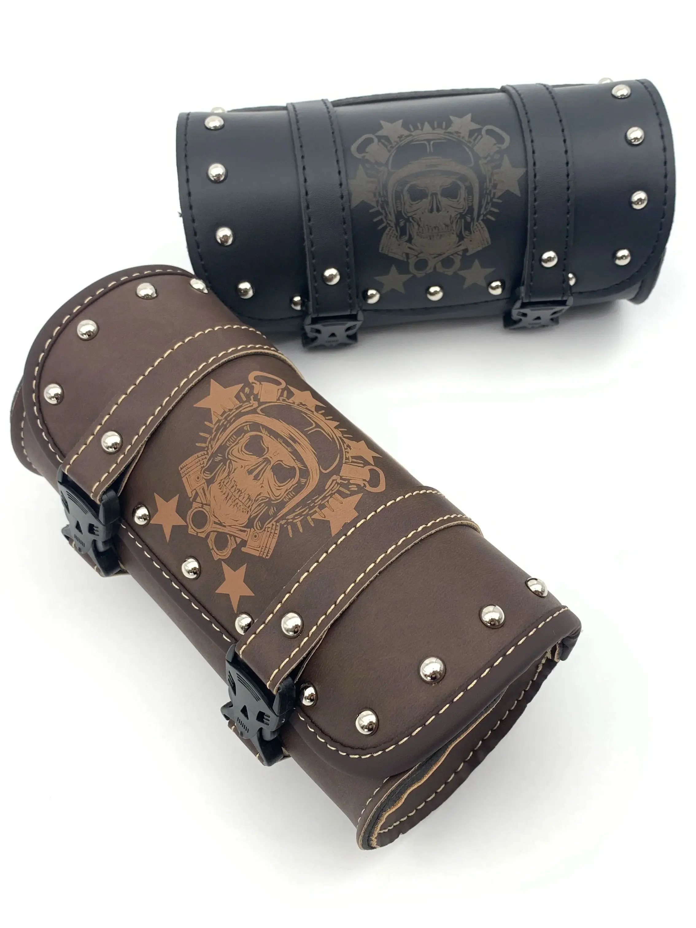Universal Motorrad Satteltasche Modell Seite PU Leder Gepäck Satteltasche Lagerung Werkzeug Tasche
