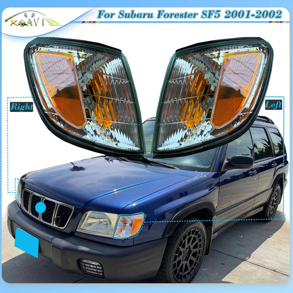 

Передний угловой светильник Roavia для Subaru Forester SF5 2001-2002, американская версия, габаритная фара, указатель поворота без лампы