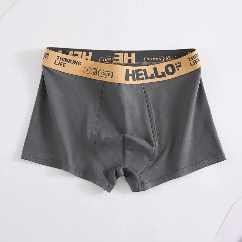 

Men's Breathable High Elastici Underwear Large Size Boxer Orts Comfortable Briefs Boxer Shorts Male Comfortable Underpants