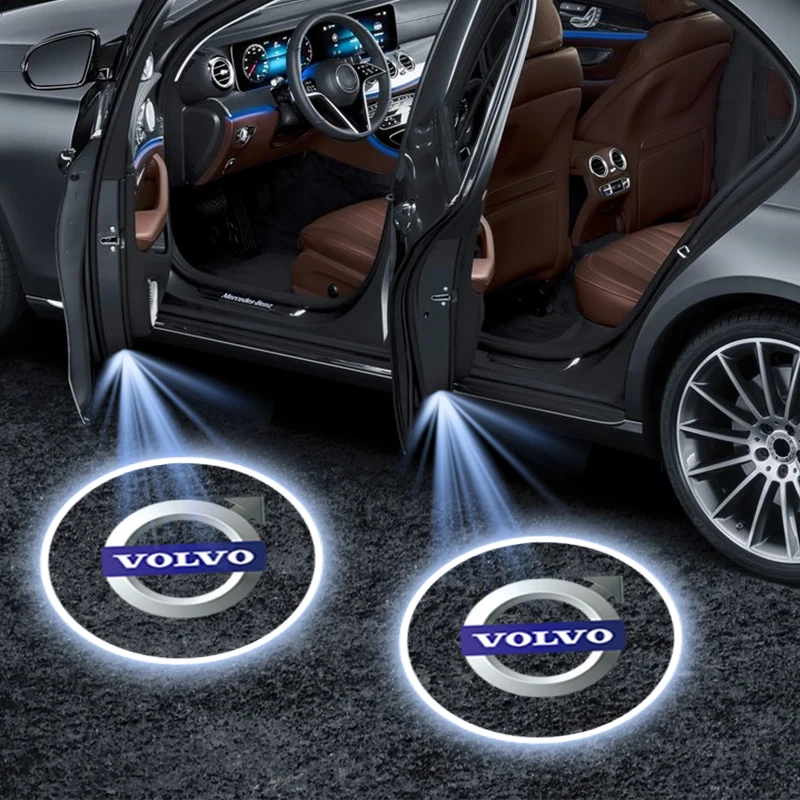 

1/2Pcs Car Door Welcome Light Led HD Laser Projector Lamp for Volvo XC60 S90 XC90 S60 XC40 V60 V90 S40 Volvo EX30 C40 C70